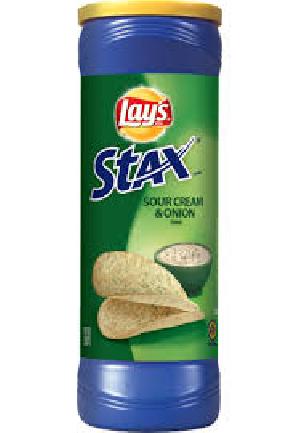 LAYS ® STAX SOUR CREAM&ONION 5.5OZ-155.9G