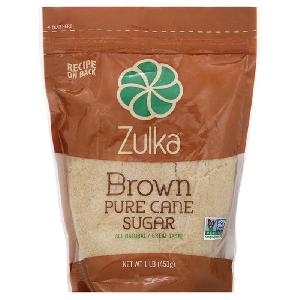 ZULKA ® BROWN PURE CANE SUGAR 16OZ-454G