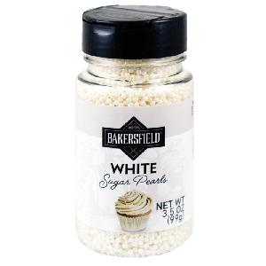 BAKERSFIELD ® SUGAR PEARLS WHIT 3.5OZ-99G