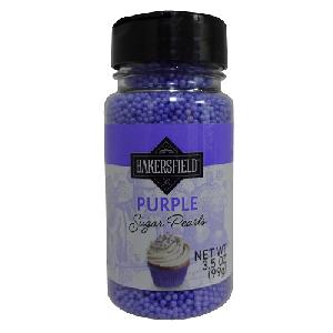 BAKERSFIELD ® SUGAR PEARLS PURPLE 3.5OZ-99G