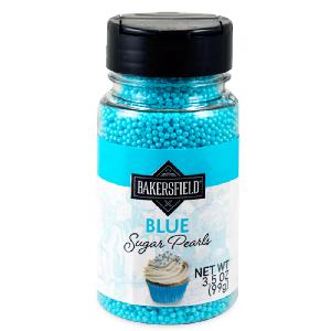 BAKERSFIELD ® SUGAR PEARLS BLUE 3.5OZ-99G