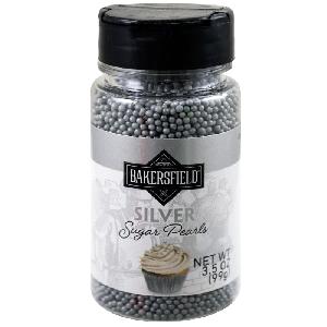 BAKERSFIELD ® SUGAR PEARLS SILVER 3.5OZ-99G