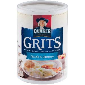 QUAKER ® GRITS QUICK 5-MINUTE 24OZ-680G