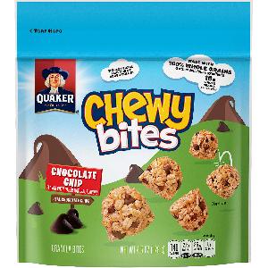 QUAKER ® CHEWY ® BITES CHOCOLATE CHIP 4.5OZ-128G