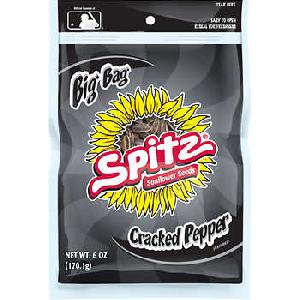 SPITZ ® BIG BAG SUNFLOWER SEEDS CRACKED PEPPER 6OZ-170.1G