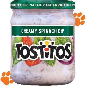 TOSTITOS ®  CREAMY SPINACH DIP 15OZ