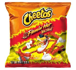 CHEETOS FLAMIN HOT CRUNCHY KING SIZE 3.5 OZ