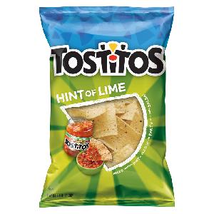 TOSTITOS ®  HINT OF LIME CHIPS 283.5GR - 10OZ