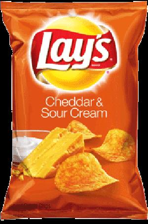 LAYS ® CHEDDAR & SOUR CREAM 184.2GR-6.5OZ