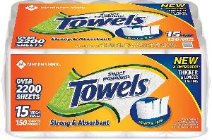 MEMBERS MARK®Towels Rolls 1031.3SQ FT(95.8 m2