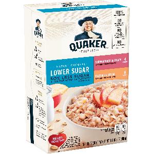 QUAKER ®QUAKER INSTANT OATMEAL FRUIT & CREAM LOW SUGAR VARIETY PACK 300G/10.5OZ