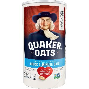 QUAKER ® QUAKER OATS QUICK 1 MINUTE 510G /18OZ