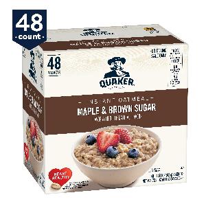 QUAKER ® QUAKER INSTANT OATMEAL MAPLE & BROWN SUGAR 43G /1.51OZ