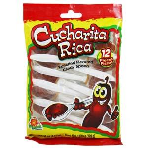 CUCHARITA RICA® CUCHARITA RICA CANDY TAMARINDO SPOON 120G/4.2OZ