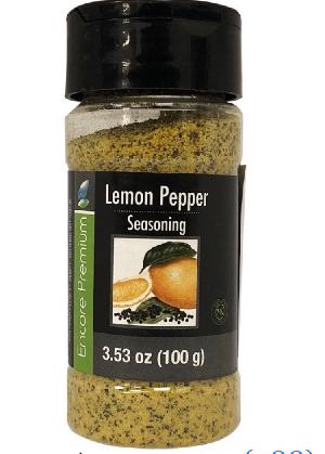 ENCORE ® ENCORE PREMIUM LEMON PEPPER SEASONING 120G/4.23OZ