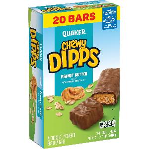 QUAKER ® QUAKER CHEWY DIPPS PEANUT BUTTER 600G/21.1OZ