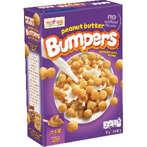 MOTHERS  ® BUMPERS CRUNCHY CORN CEREAL WITH PEANUT BUTTER 349G/12.3OZ