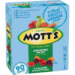 MOTTS  ® MOTTS ASSORTED FRUIT SNACKS 2.04KG /4LB 8OZ