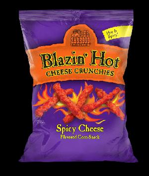 BLAZIN  HOT ® SPICY CHEESE CRUNCHIES 113G /4 OZ