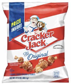 CRAKER JACK ® CRAKER JACK CARMEL COATED POPCORN & PEANUTS 88.59G /3.125OZ