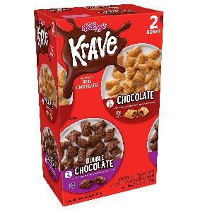 KELLOGGS ® KRAVE CHOCOLATE CEREAL 963 GR / 34 OZ