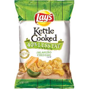 LAYS ® LAYS KETTLE COOKED JALAPENO 184.2 GM / 6.5 OZ