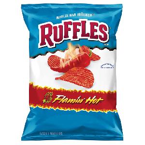 RUFFLES ® FLAMIN HOT POTATO CHIPS - 6.5OZ