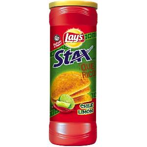 LAYS ® STAX CHILE LIMON QUE RICO 5.5OZ-155.9G